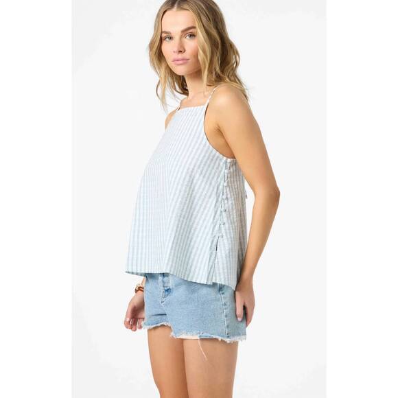 O'NEILL Tops - NEW O'NEILL martina plaid tank in blue